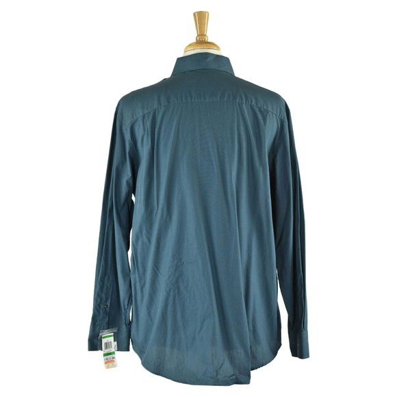 Alfani Button Down Shirt LG Blue - Picture 2 of 2